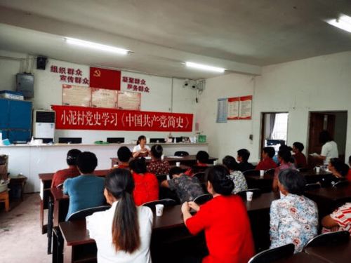 钱塘镇各党支部深入开展《中国共产党简史》学习活动